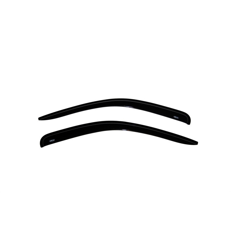 AVS 05-10 Dodge Dakota Quad Cab Ventvisor Outside Mount Window Deflectors 2pc - Smoke