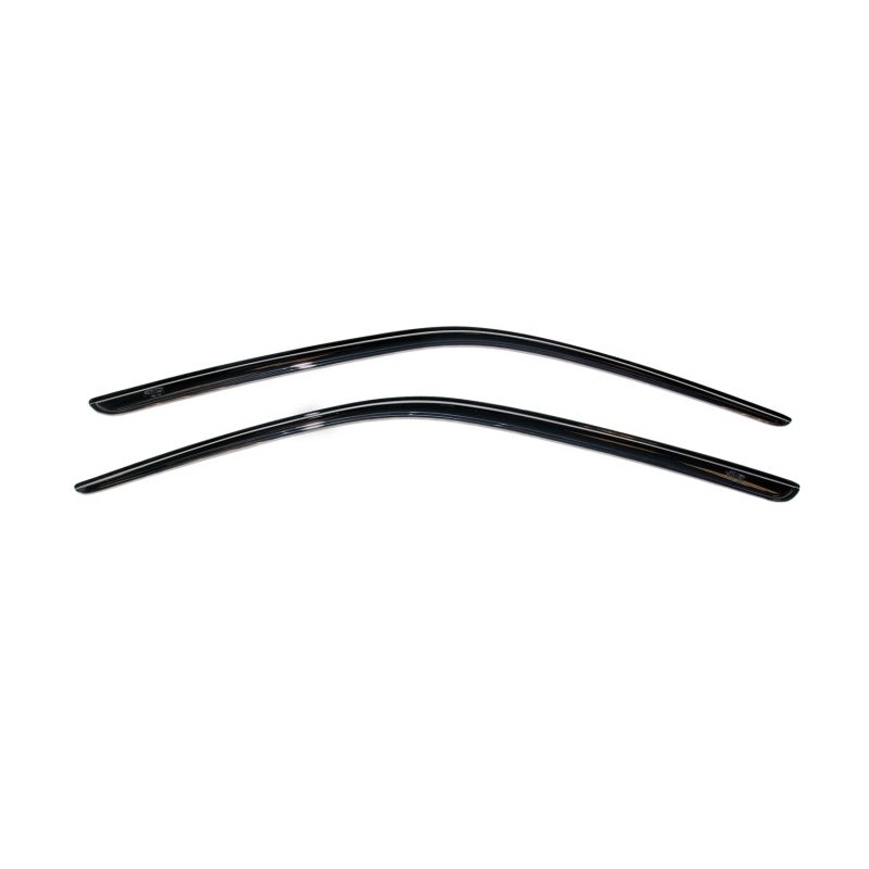 AVS 08-18 Dodge Challenger Ventvisor Outside Mount Window Deflectors 2pc - Smoke