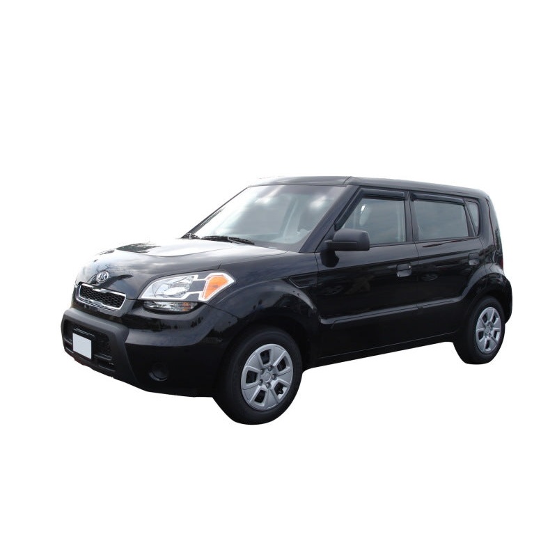 AVS 09-13 Kia Soul Ventvisor Outside Mount Window Deflectors 4pc - Smoke