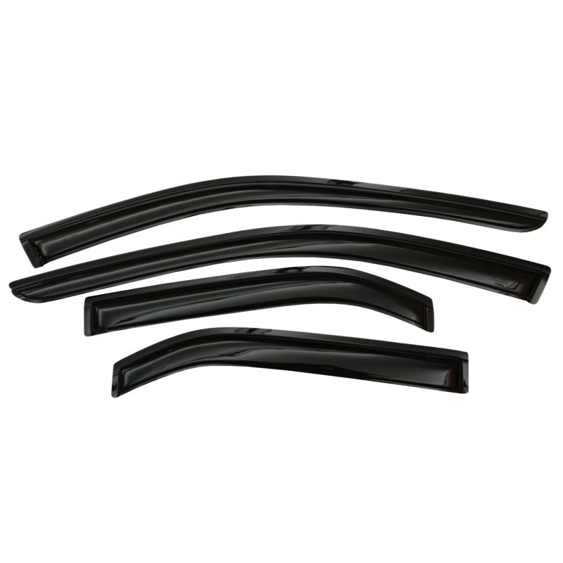 AVS 11-19 Ford Ranger Crew Cab Ventvisor Outside Mount Window Deflectors 4pc - Smoke