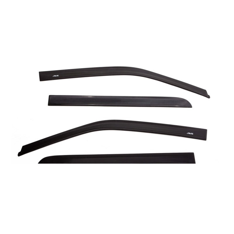 AVS 14-19 Toyota Corolla (Excl. Hatchback) Ventvisor Outside Mount Window Deflectors 4pc - Smoke