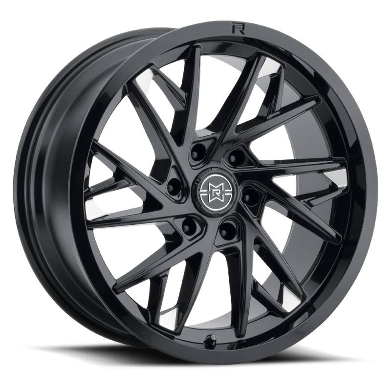Method Raised MR801 22x12 / 6x5.5 BP / -40mm Offset / 106.25mm Bore - Gloss Black Milled Wheel