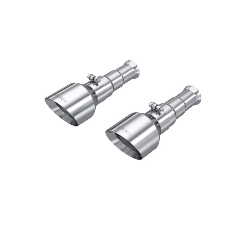 MBRP 19-24 Ram 1500 Classic 5.7L Hemi 5in OD Dual Wall Angle Cut T304 SS CB Exhaust Tips - Pair