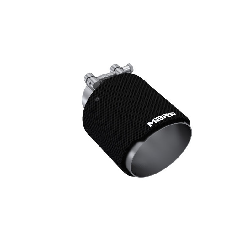 MBRP Universal Carbon Fiber Tip 2.5in ID / 4.5in OD Out / 6.5in Length Angle Cut Dual Wall