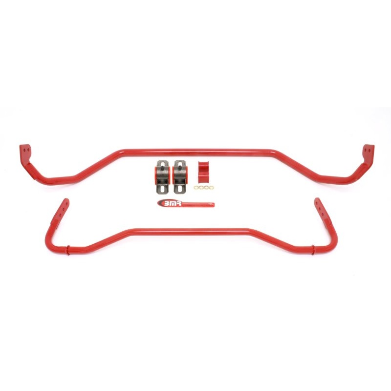 BMR 08-09 Pontiac G8 Front & Rear Sway Bar Kit w/ Bushings - Red
