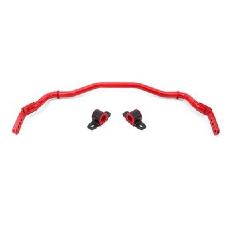 BMR 15-22 S550 Mustang Sway Bar Kit Front Hollow 38mm 3-Hole Adjustable Red