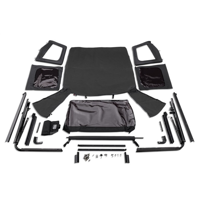 Rugged Ridge Complete Soft Top w/Black Frame 76-95 Jeep Wrangler CJ/YJ