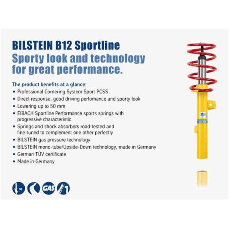 Bilstein B12 2004 BMW 525i Front and Rear Suspension Kit