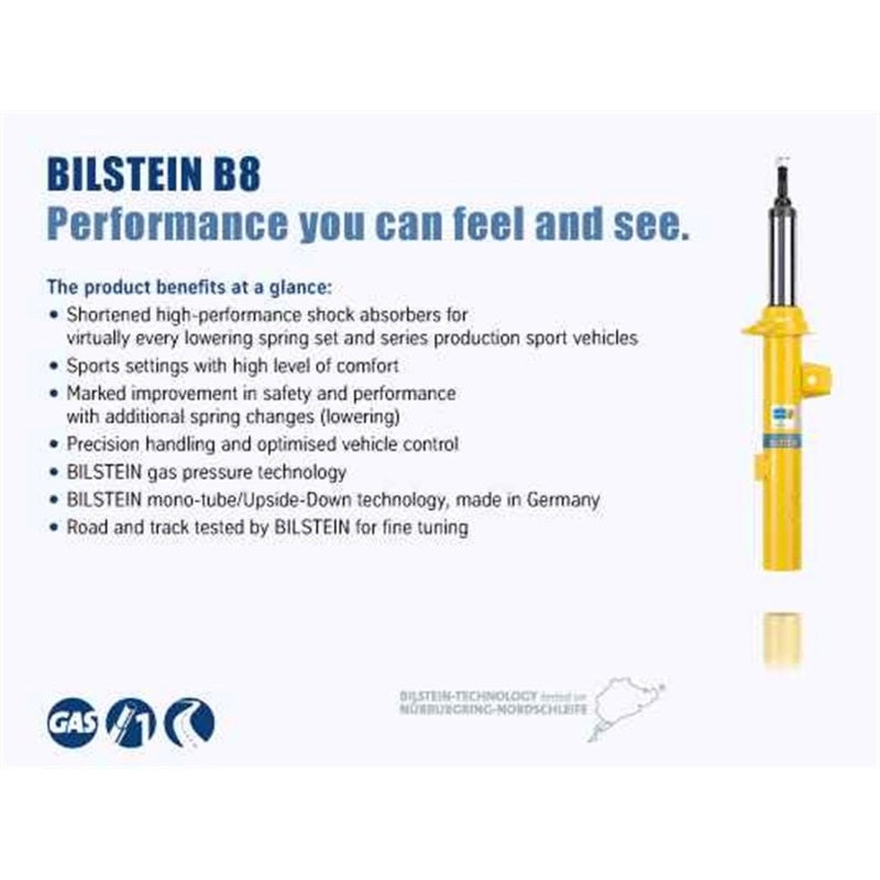 Bilstein B8 2014+ Mercedes-Benz CLA45 AMG (w/o Electonic Suspension) Front Left Strut Assembly