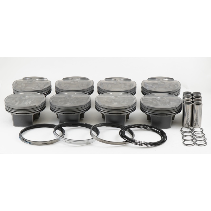 Mahle MS Piston Set of 8 Ford 5.2L Voodoo 315cid 3.710in Bore 3.661 Stk 5.9 Rod .827 Pin 7.8cc 12CR