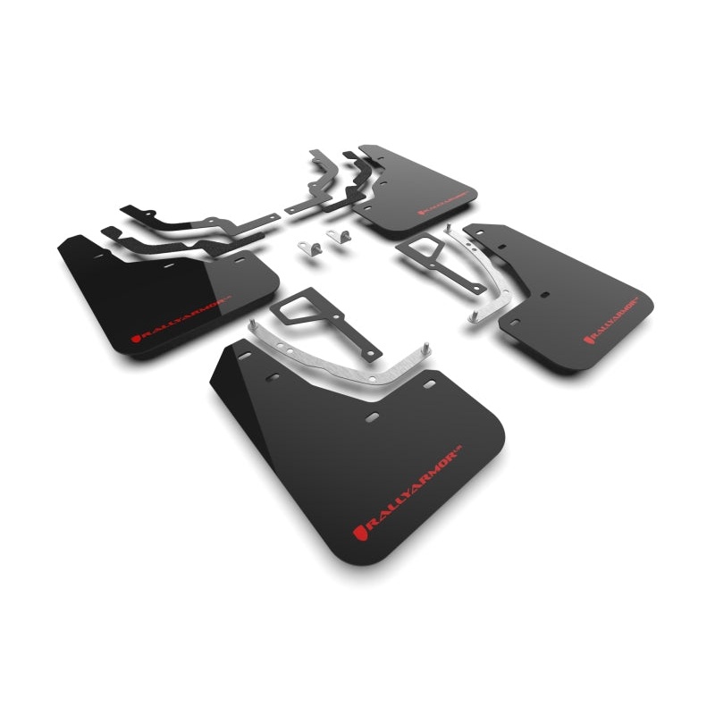 Rally Armor 2025 Hyundai Ioniq 5 N Black Mud Flap w/Red Logo