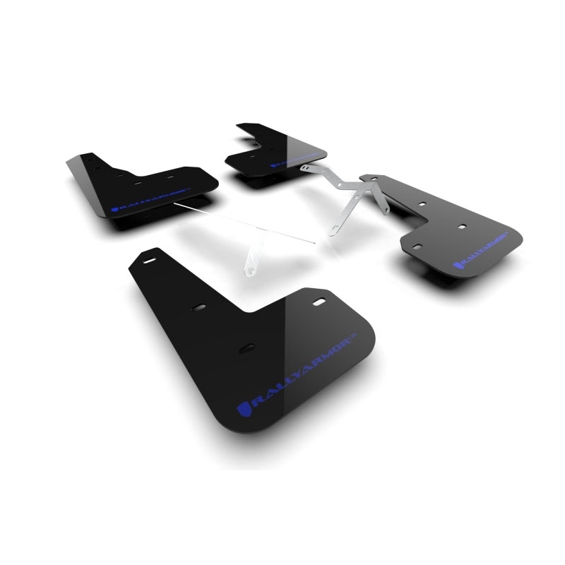 Rally Armor 23-24 Acura Integra Type S Black Mud Flap w/Blue Logo