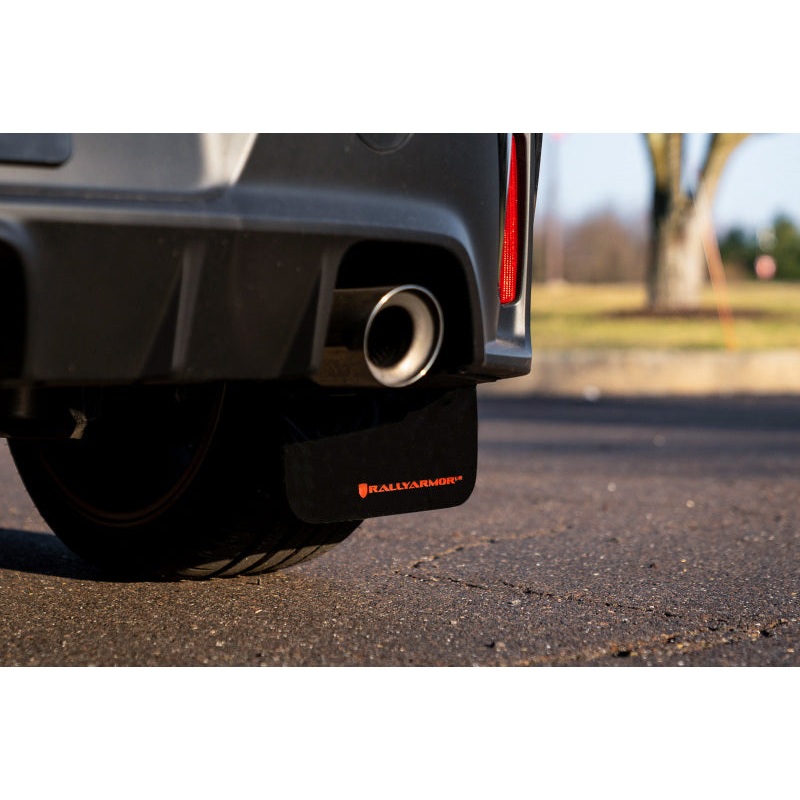 Rally Armor 23-25 Toyota GR Corolla Black Mud Flap w/Light Blue Logo
