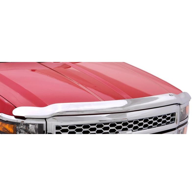 AVS 10-18 Dodge RAM 2500 High Profile Hood Shield - Chrome