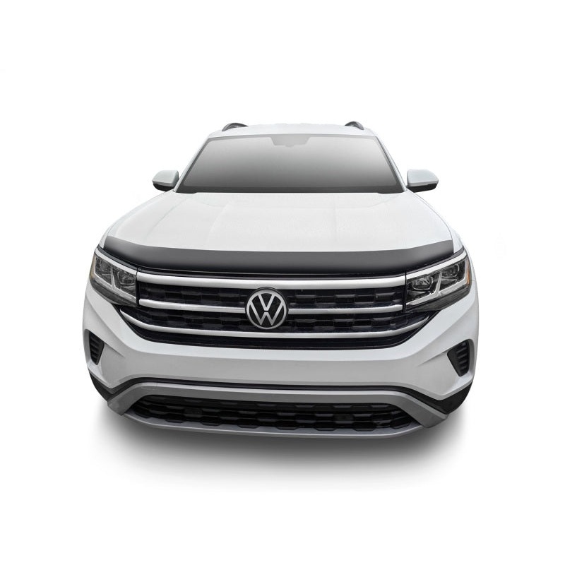 AVS 20-24 VW Atlas Cross Sport/ 21-24 VW Atlas Aeroskin Low Profile Acrylic Hood Shield - Smoke