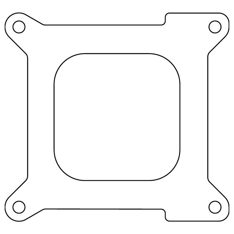 Cometic NASCAR 4 Barrel .047in Fiber Carburetor/Throttle Body Mounting Gasket - Open Plenum