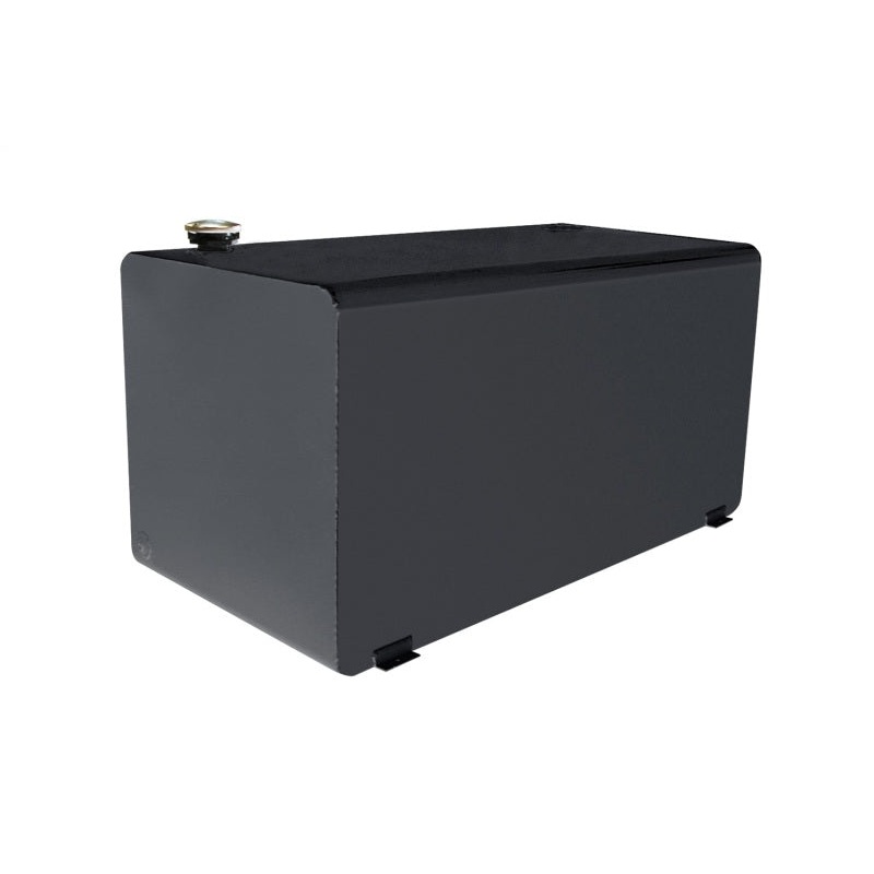 Deezee Universal Tanks - Short Rectangle Black Steel