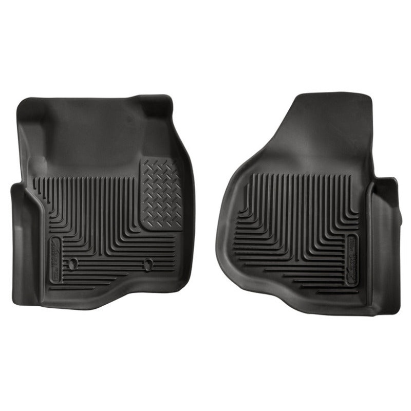 Husky Liners 11-12 Ford F250/F350/F450 Series Reg/Super/Crew Cab X-Act Contour Black Floor Liners