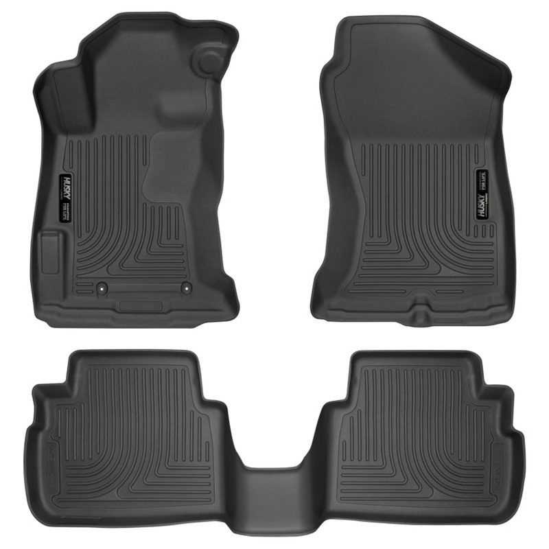 Husky Liners 2017 Subaru Impreza Weatherbeater Black Front & 2nd Seat Floor Liners