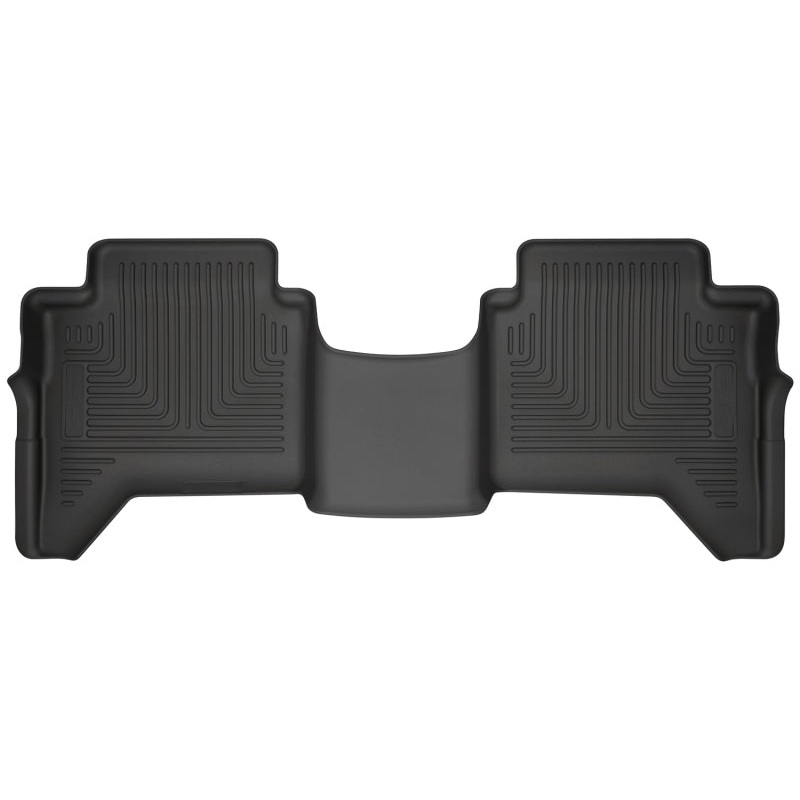 Husky Liners 2019 Ford Ranger SuperCrew WeatherBeater 2nd Row Black Floor Liners