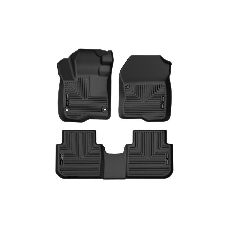 Husky Liners 23-24 Honda CRV Weatherbeater Black Front & 2nd Seat Floor Liners