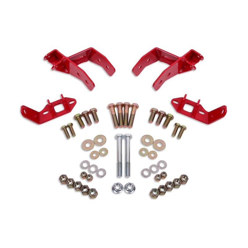 BMR 78-87 G-Body Coilover Conversion Kit Rear Non-adj Shock Mount w/o CAB - Red