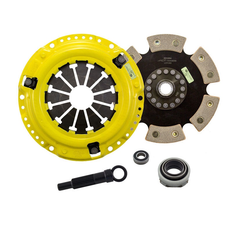 ACT 1990 Honda Civic XT/Race Rigid 6 Pad Clutch Kit