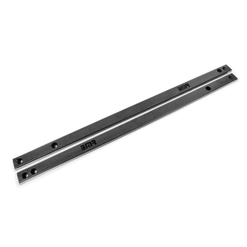 BMR 15-20 S550 Mustang Chassis Jacking Rails (Shorter Tube) - Black Hammertone