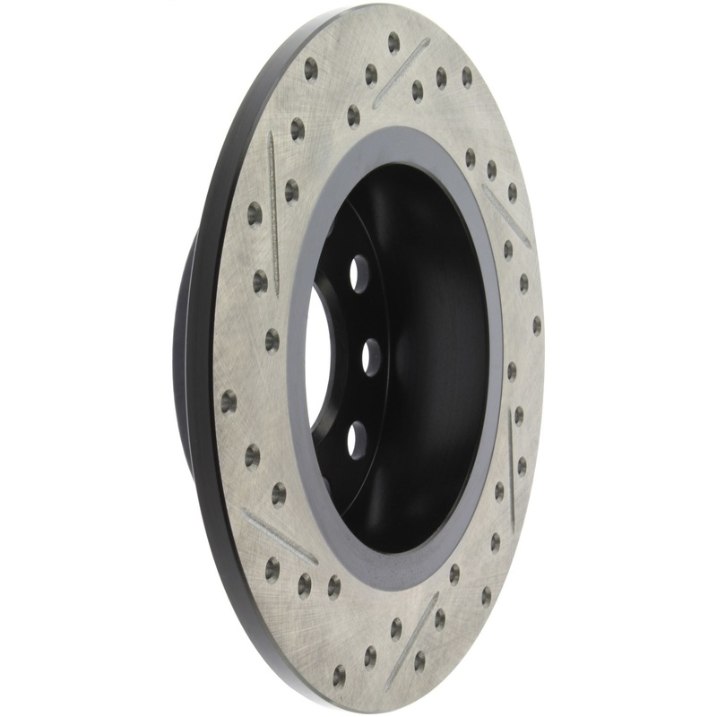 StopTech 11-17 Volkswagen Jetta /Golf / Golf GTI Slotted & Drilled Rear Left Rotor