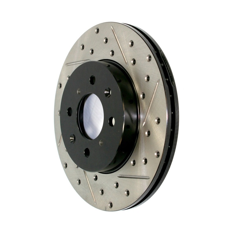 StopTech 89-92 Mazda RX-7 Slotted & Drilled Right Front Rotor