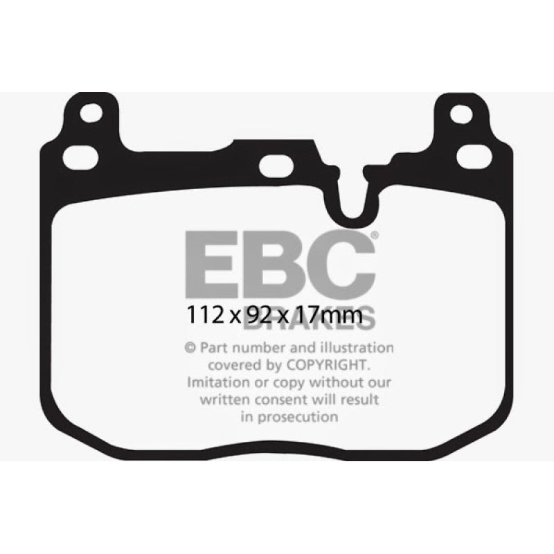 EBC 14+ BMW 228 Coupe 2.0 Turbo Brembo calipers Ultimax2 Front Brake Pads