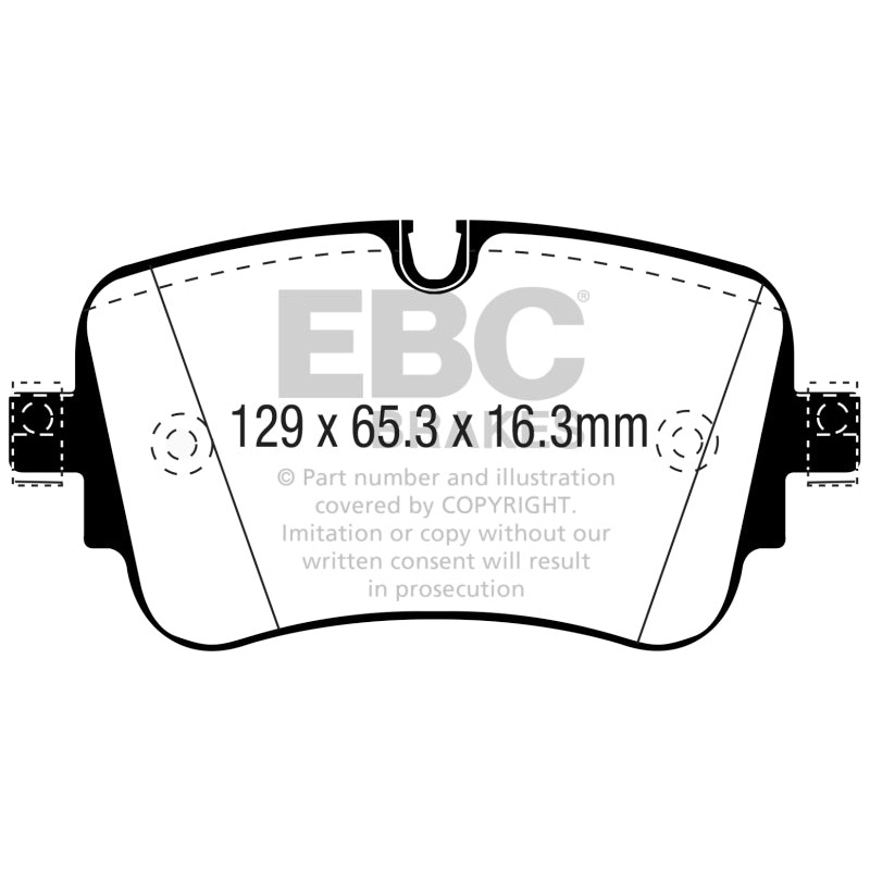 EBC 16-18 Audi Q7 Yellowstuff Rear Brake Pads
