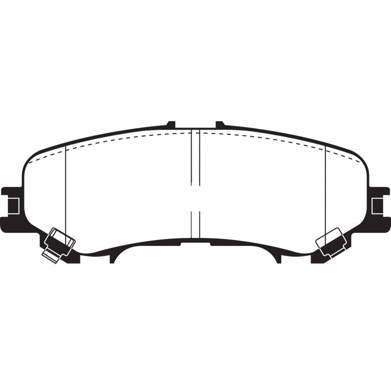 EBC 2016+ Nissan Titan 5.6L Greenstuff Rear Brake Pads