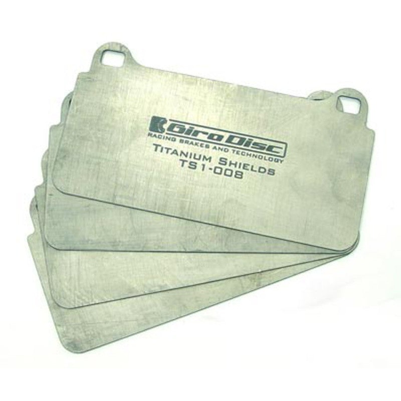 GiroDisc StopTech ST40 Caliper Titanium Pad Shields