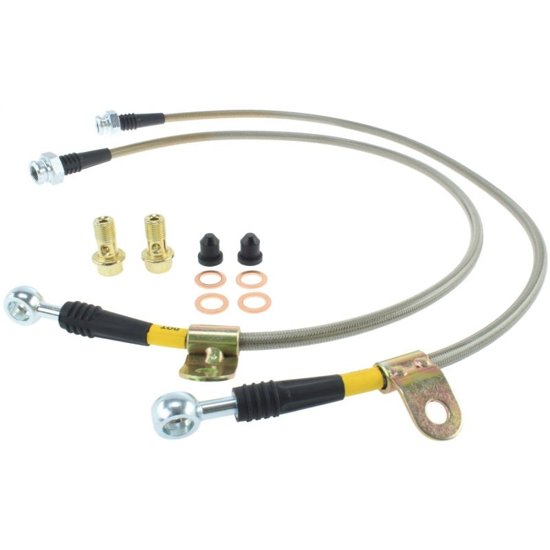 StopTech 03-07 350z/G35 Stainless Steel Front Brake Lines