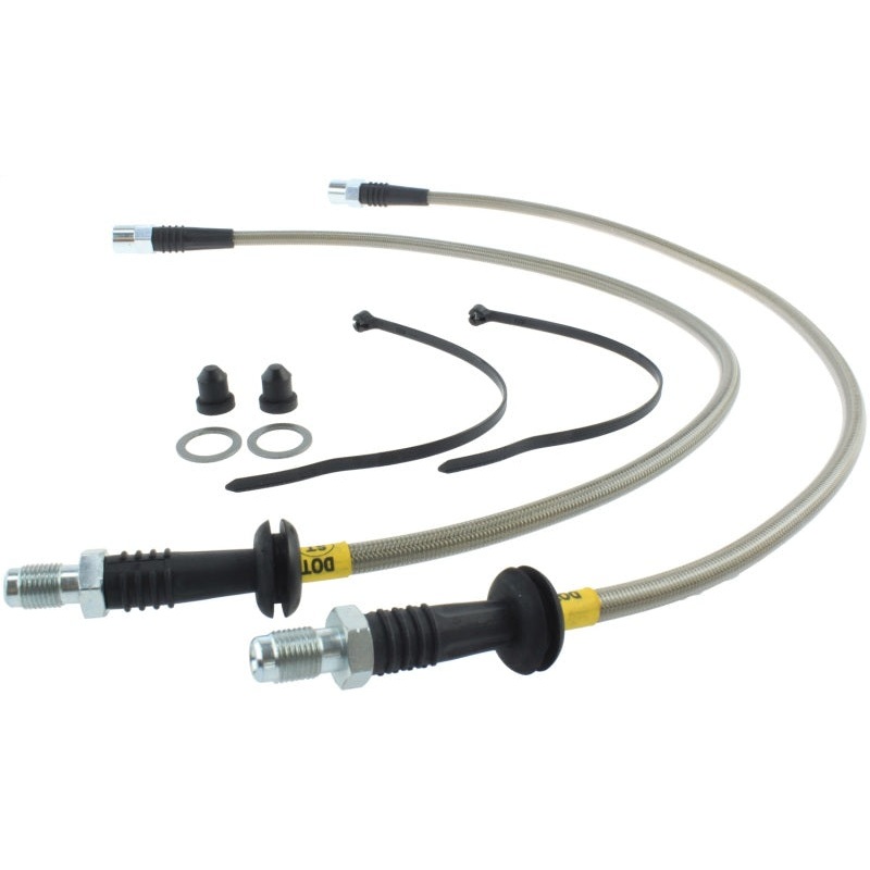 StopTech 06-08 BMW M5 / 07-08 M6 / 04-07 525i (Not AWD) Stainless Steel Front Brake Line Kit