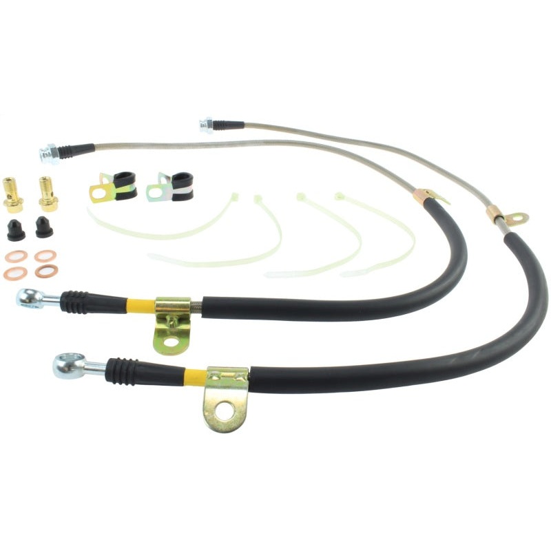 StopTech 09+ Nissan GTR Stainless Steel Front Brake Lines