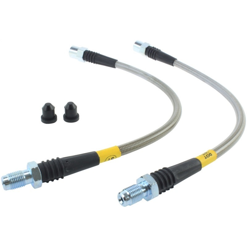 StopTech 87-91 BMW M3 / 89-4/91 325/328 Series (E30/E36) Front Stainless Steel Brake Line Kit