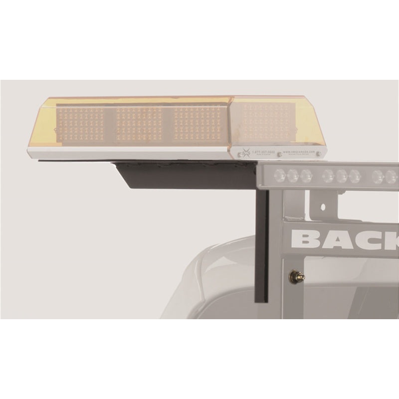 BackRack Light Bracket 16in x 7in Base Drivers or Passenger Side