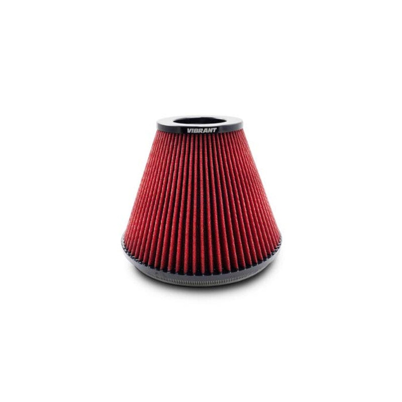 Vibrant 8.75in Inlet I.D. x 8.50in Height Bellmouth Velocity Stack Classiic Performance Air Filter