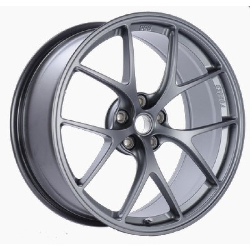 BBS FI 20x10.75 5x114.3 ET56 CB67 Titanium Wheel -82mm PFS/Clip Req
