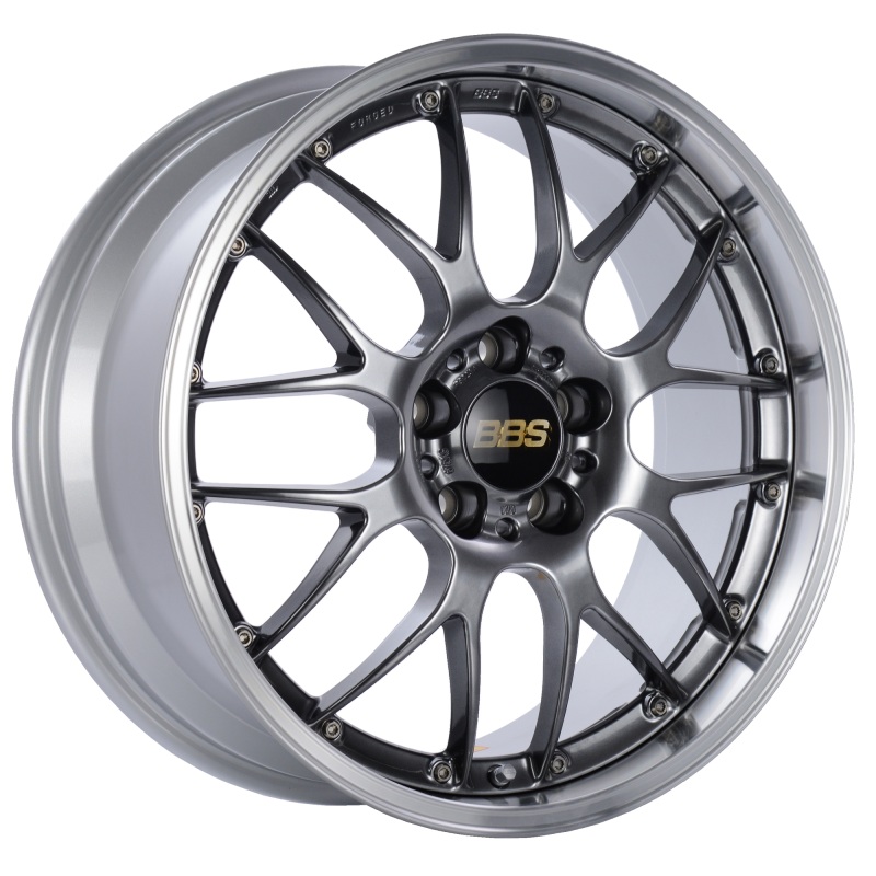 BBS RS-GT 19x8.5 5x112 ET32 PFS Diamond Black Center Diamond-Cut Rim Wheel - PFS/Clip Req