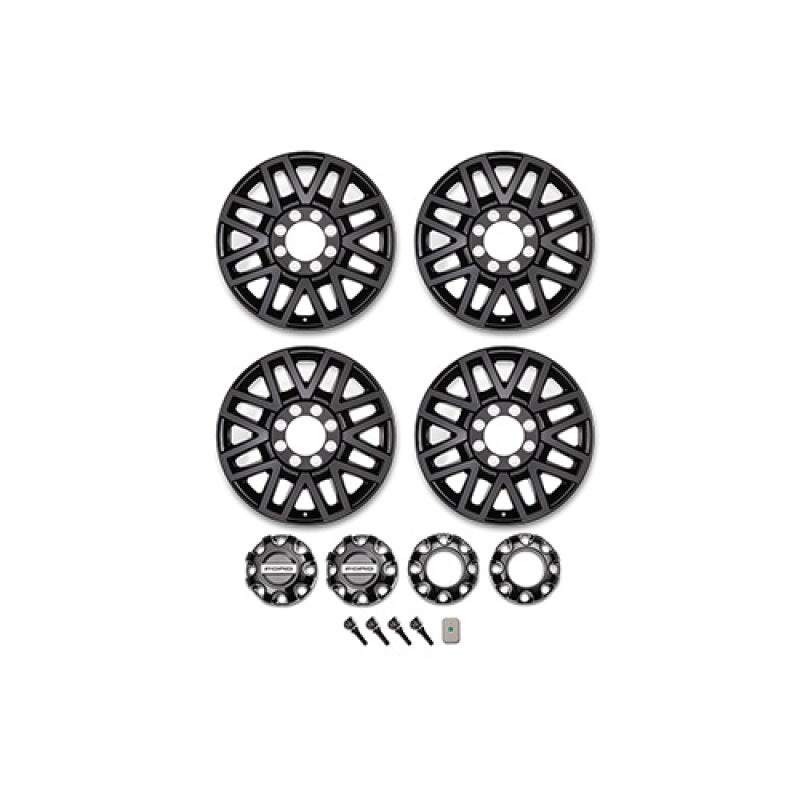 Ford Racing 23-24 Super Duty 20x8in Premium Black Painted Aluminum Wheel