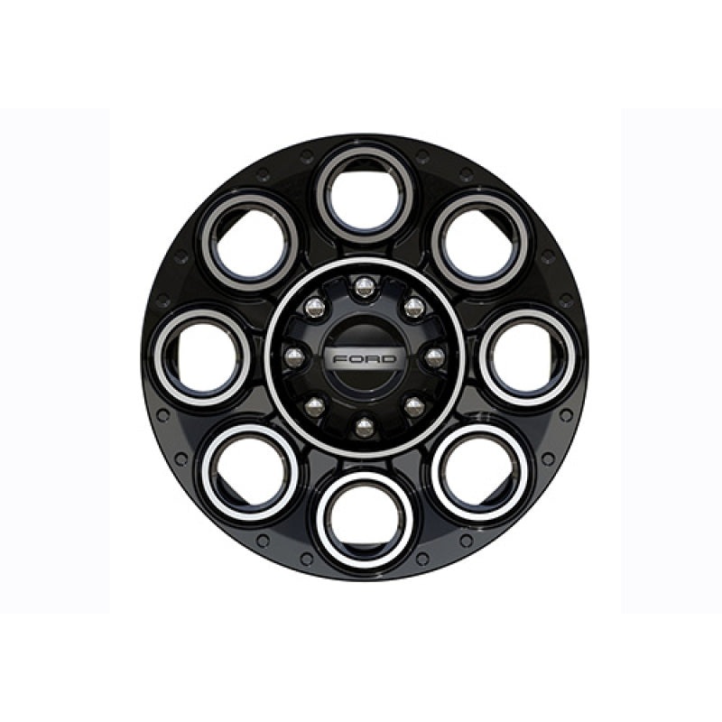 Ford Racing 23-24 Super Duty 20x8in Wheel Kit - Black w/Machined Face