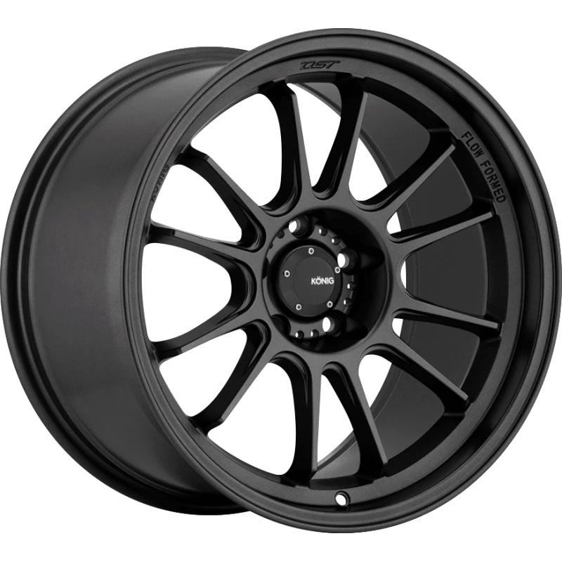 Konig Hypergram 18x12 5x114.3 ET20 Matte Black Wheel