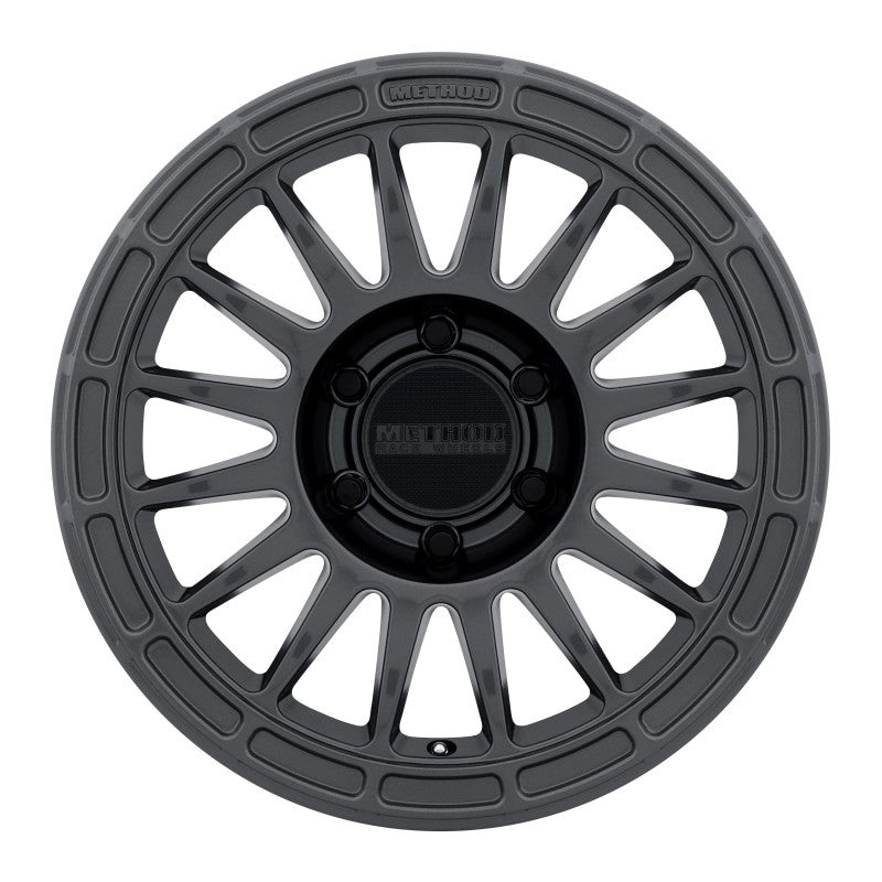 Method MR314 17x7.5 +24mm Offset 6x4.5 66.1mm CB Matte Black Wheel