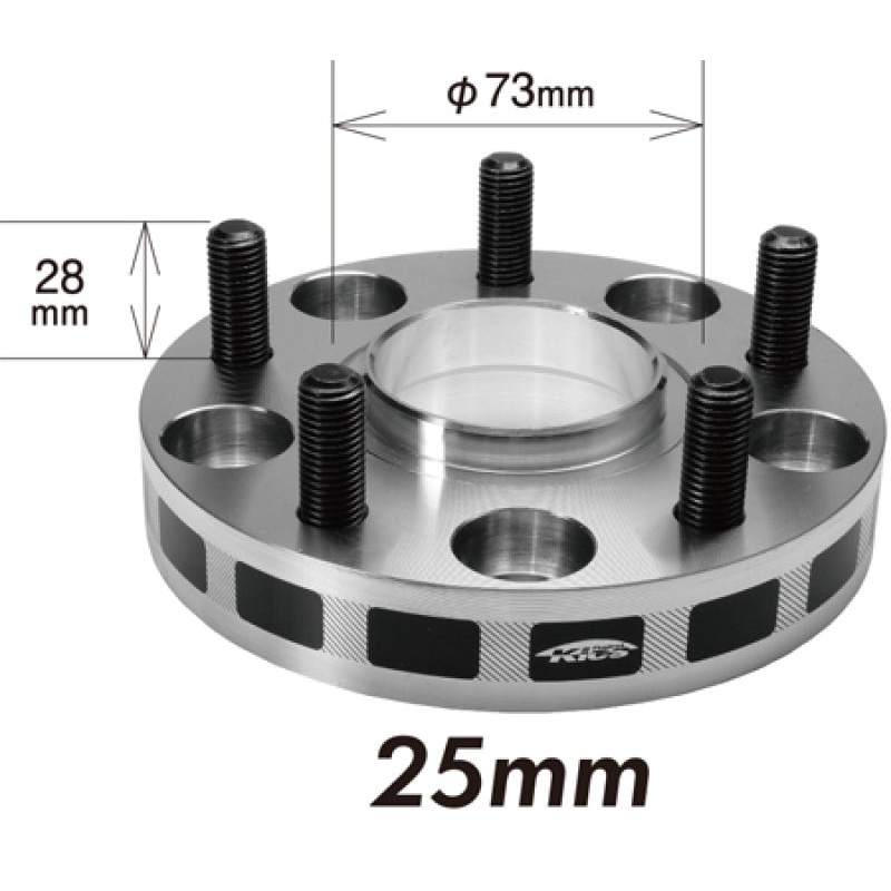 Project Kics 12X1.5 5-139.7 Wide Tread Spacers 4Wd - 25MM