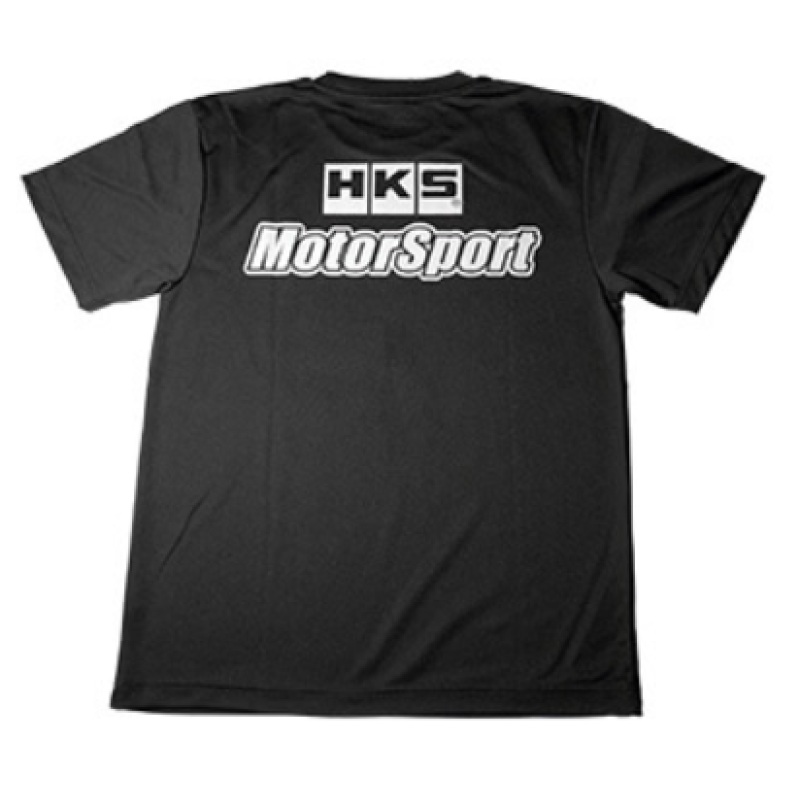 HKS T-SHIRT MOTOR SPORT BLACK L