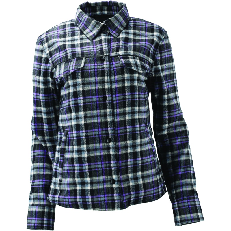 Kuryakyn Leather By River Road Cameo Flannel Moto Shirt Womens - Small