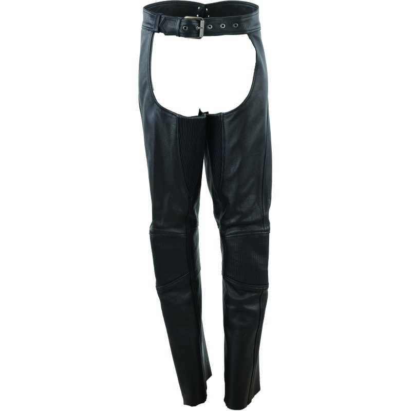Kuryakyn Leather By River Road Sierra Leather Chaps Black Womens - Medium
